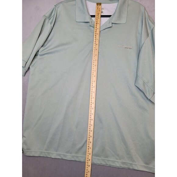 Columbia PFG Omni Shade Shirt Mens XL Green Polo Shooting Fishing Vented Outdoor - Picture 13 of 13